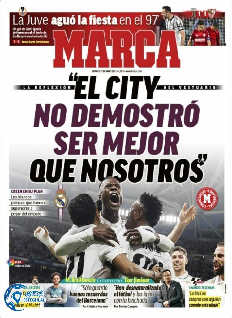 روزنامه ورزشی مارکا جمعه 22 اردیبهشت 1402 