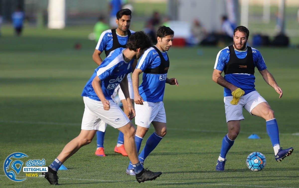 تمرین استقلال در اردوی ارمنستان