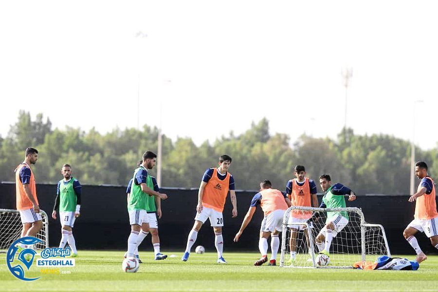 تمرین تیم ملی فوتبال در امارات پیش از دیداز با ویتنام