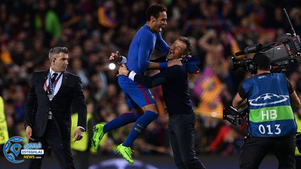 لیگ قهرمانان اروپا دیدار بارسلونا و پاری سن ژرمن