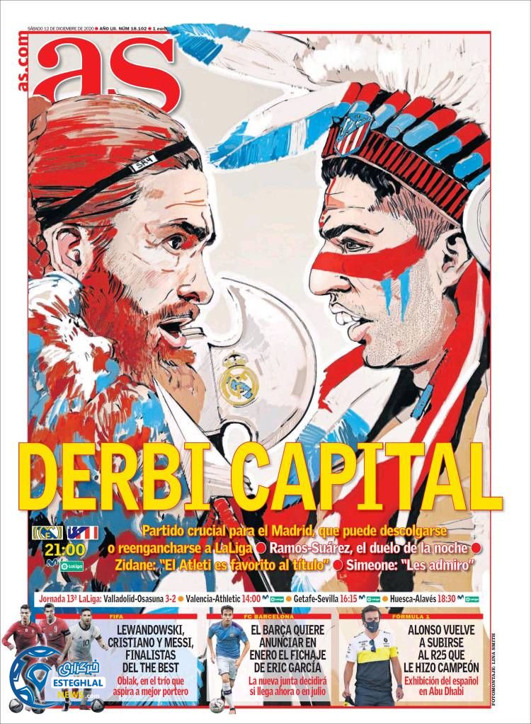 روزنامه ورزشی آاس شنبه 22 آذر 1399