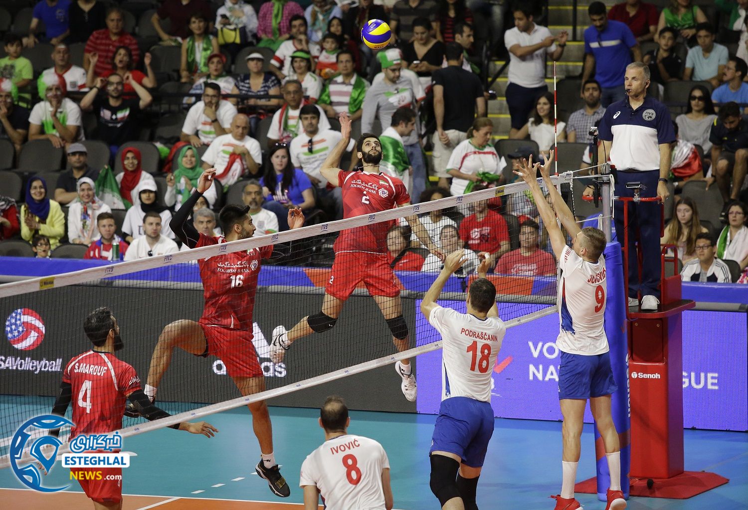 والیبال لیگ ملت های جهان 2018