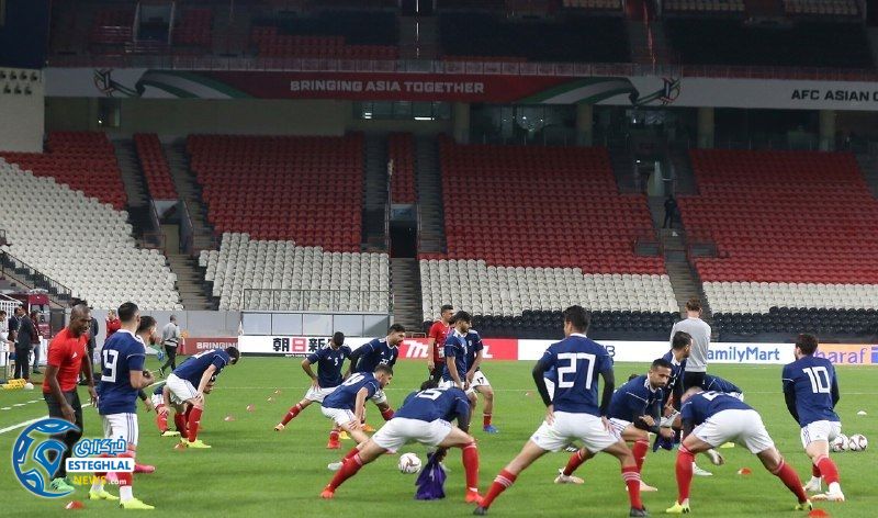 تمرین تیم ملی فوتبال در امارات پیش از دیدار با یمن