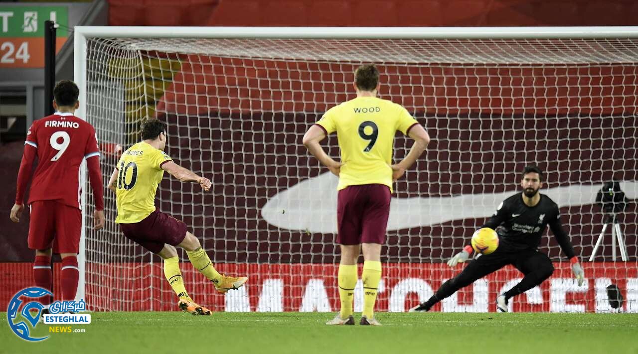 لیورپول 0-1 برنلی