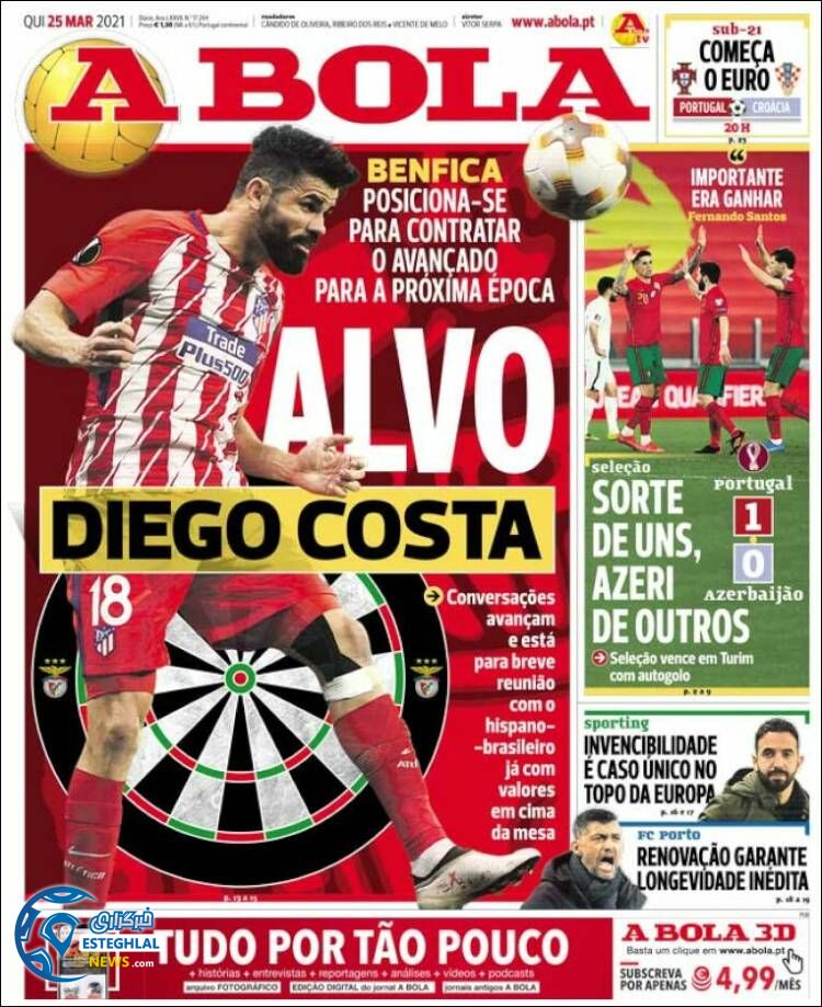 روزنامه ورزشی آبولا پنجشنبه 5 فروردین 1400