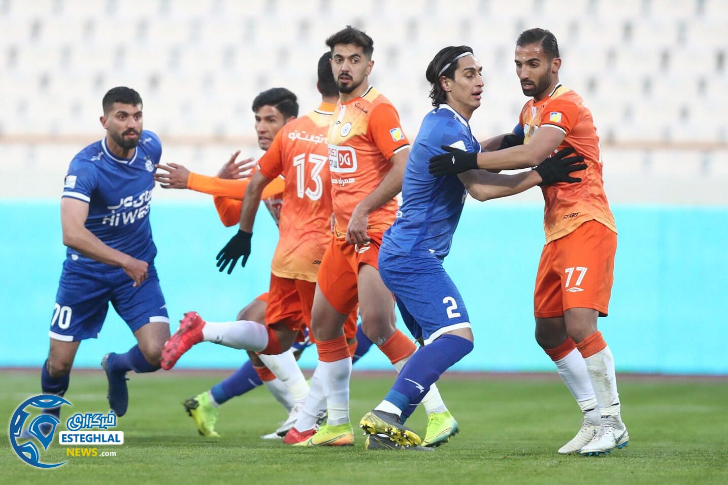 استقلال 0-1 سایپا