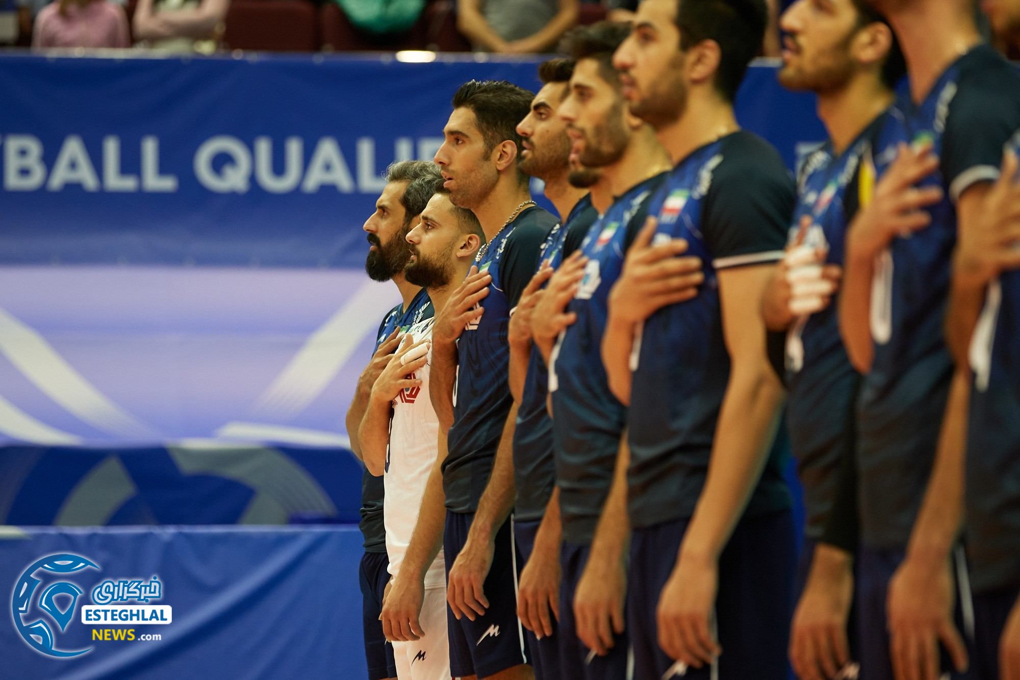 دیدار تیم های ملی والیبال روسیه و ایران