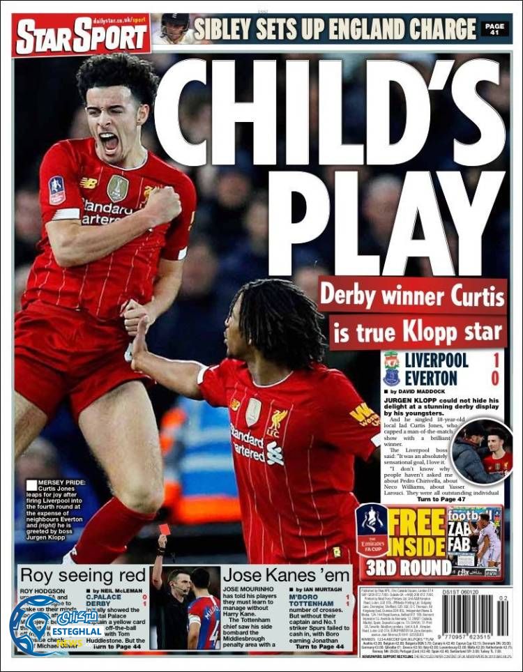 روزنامه ورزشی استار اسپورت دوشنبه 16 دی 1398