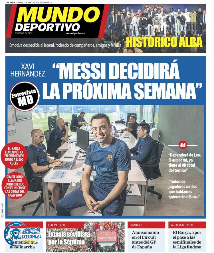 روزنامه ورزشی موندو دپورتیوو جمعه 12 خرداد 1402 