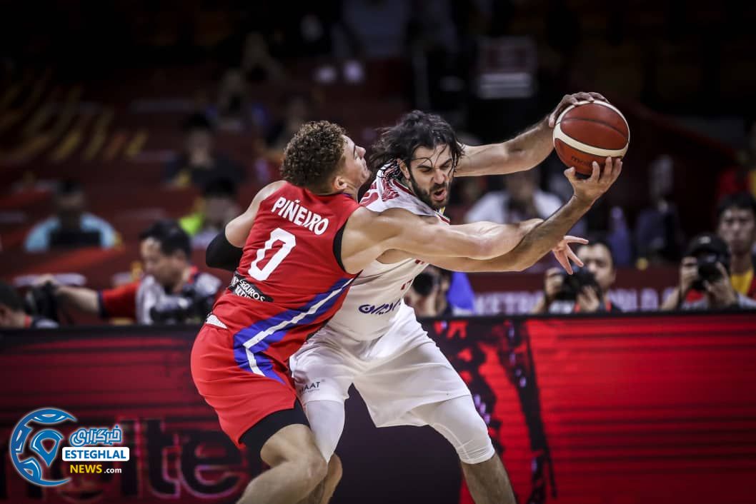 دیدار تیم ملی بسکتبال ایران و پورتوریکو
