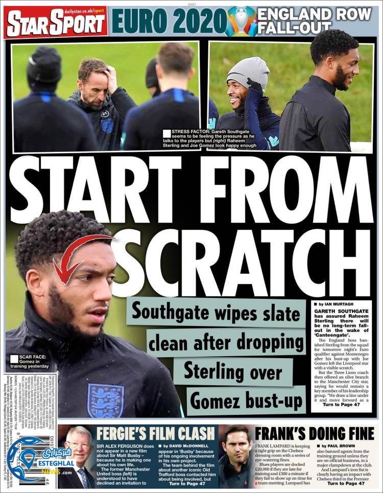 روزنامه ورزش استار اسپورت چهارشنبه 22 آبان 1398