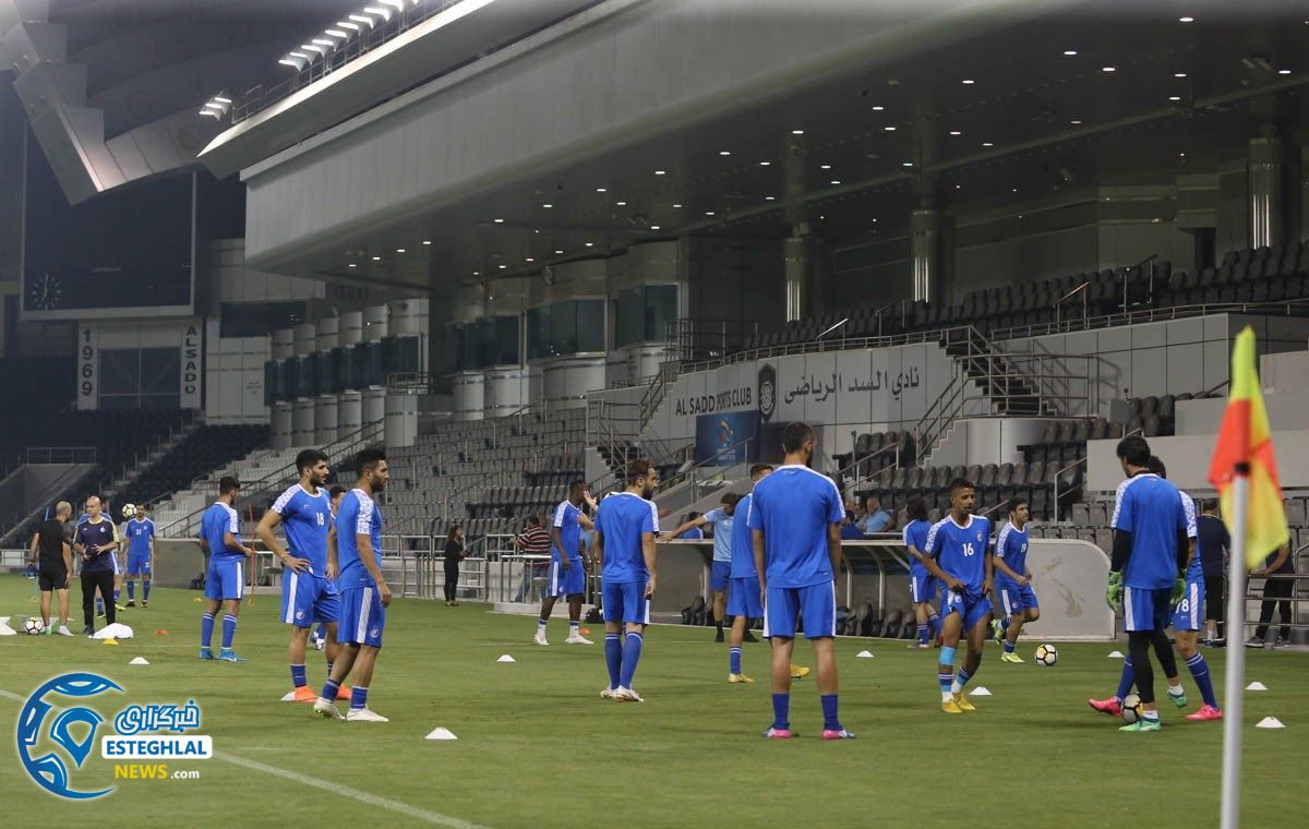 تمرین استقلال یکشنبه 25 شهریور 97 دوحه قطر