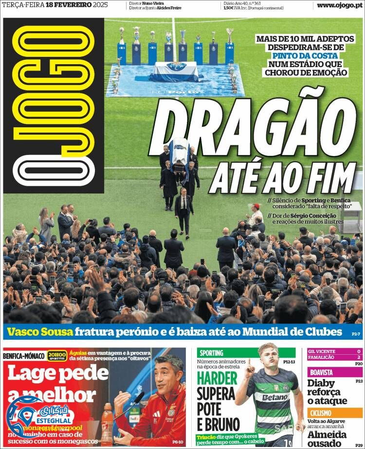 روزنامه ورزشی  اوجوگو سه شنبه 30 بهمن 1403 