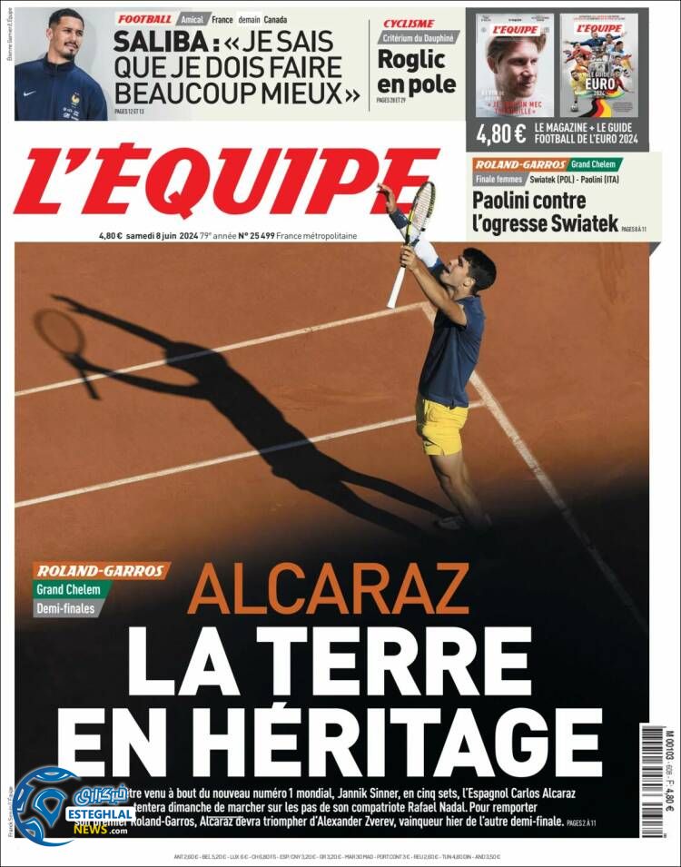 روزنامه  ورزشی اکیپ شنبه 19 خرداد 1403 