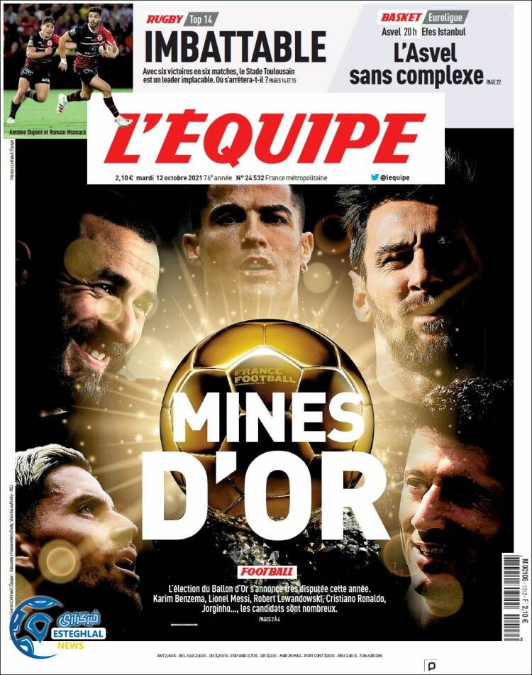 روزنامه ورزشی اکیپ سه شنبه 20 مهر 1400