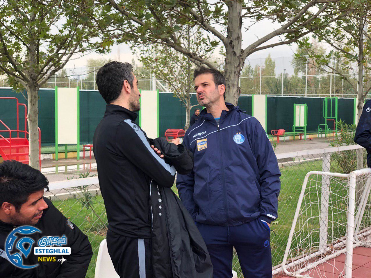 بازی استقلال و تیم ملی جوانان