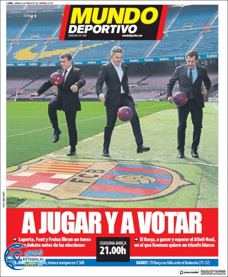 روزنامه ورزشی موندو دپورتیوو شنبه 16 اسفند 1399