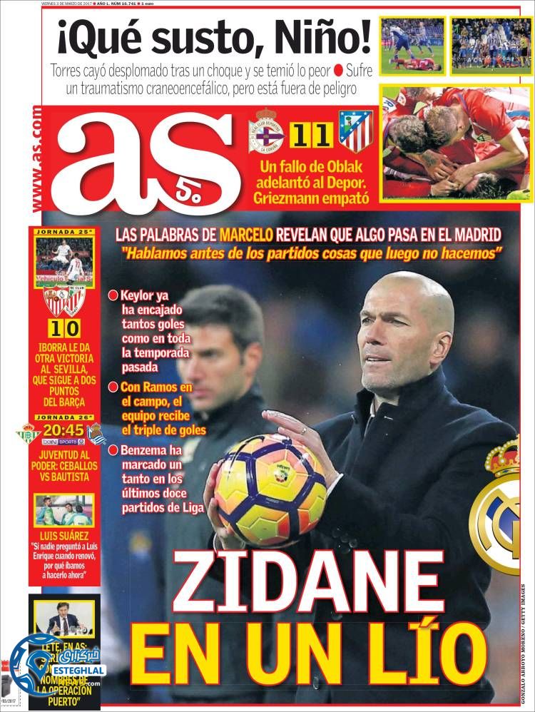 گیشه روزنامه های ورزشی جهان 13 اسفند