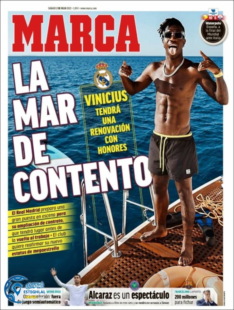 روزنامه ورزشی مارکا شنبه 11 تیر 1401