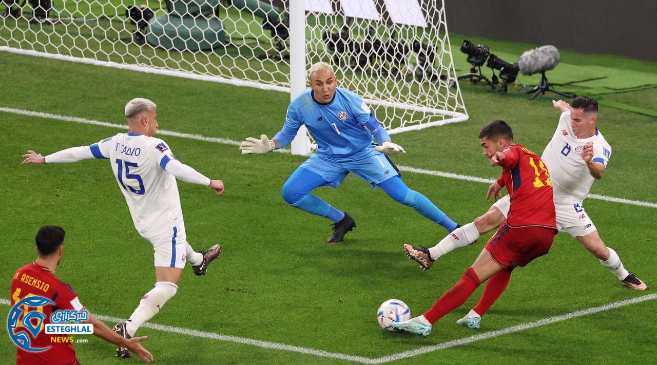اسپانیا 7-0 کاستاریکا