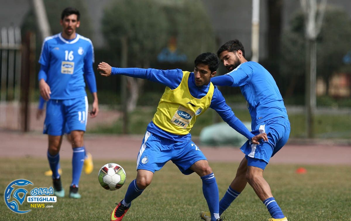 تمرین استقلال 18 اسفند ماه 97 