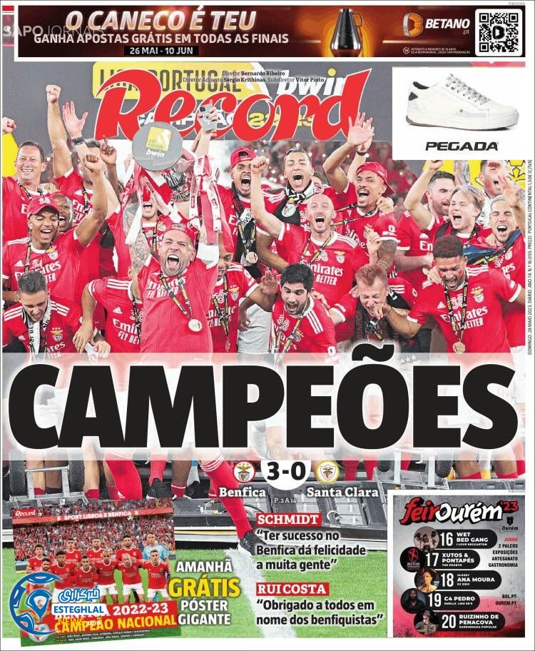 روزنامه ورزشی رکورد یکشنبه 7 خرداد 1402 