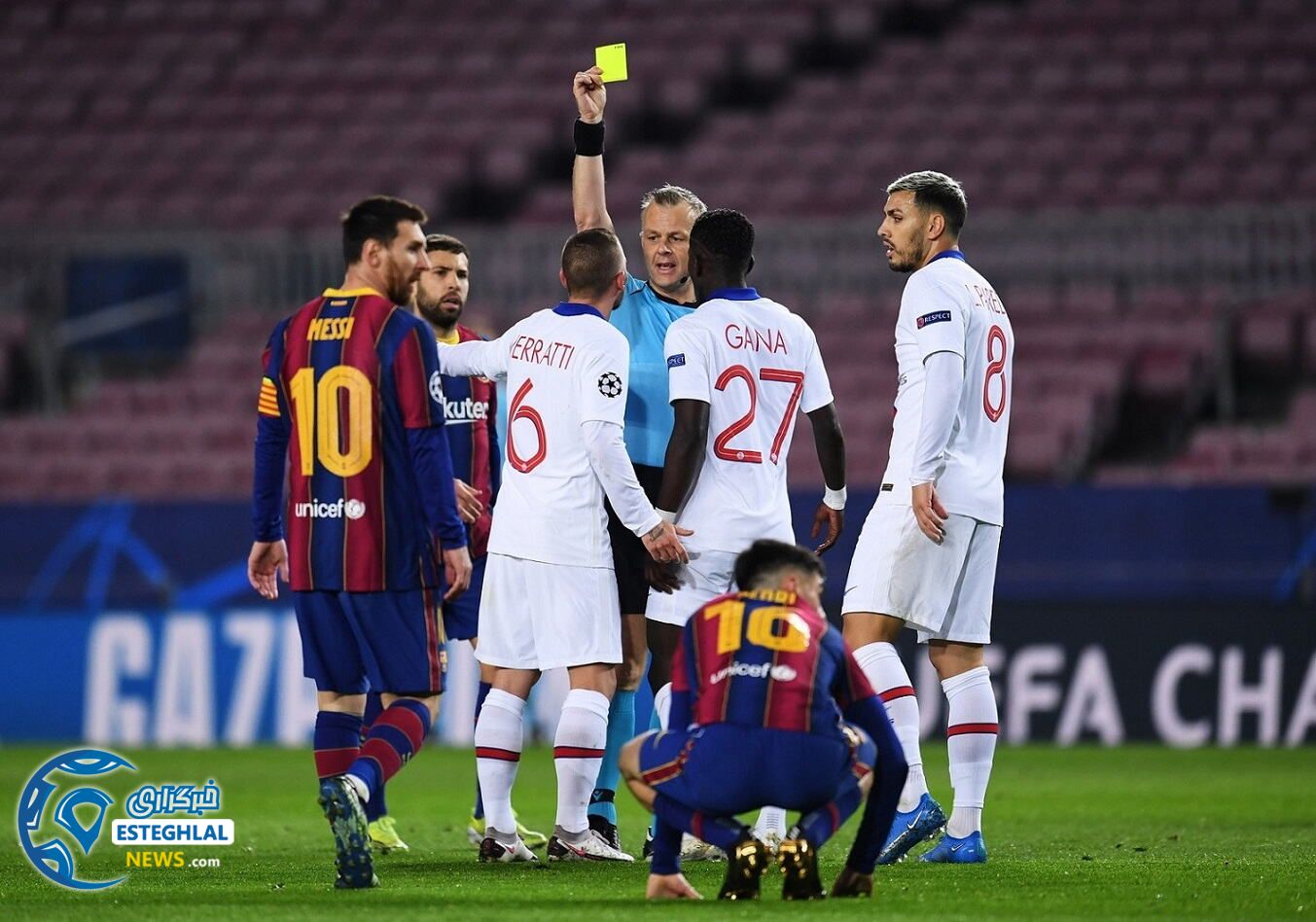 بارسلونا 1-4 پاری سن ژرمن