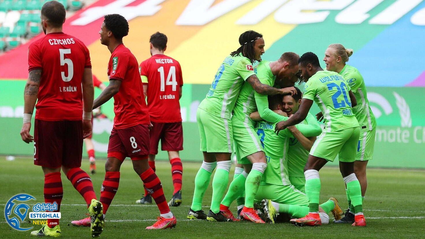 ولفسبورگ 1-0 کلن