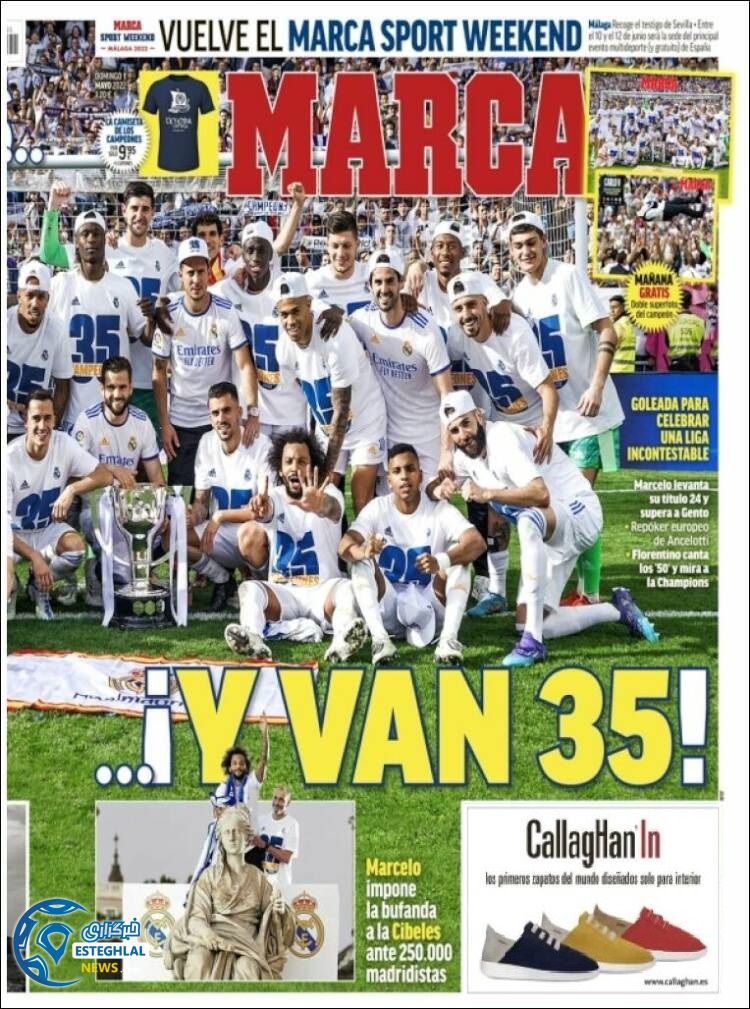 روزنامه ورزشی مارکا یکشنبه 11 اردیبهشت 1401