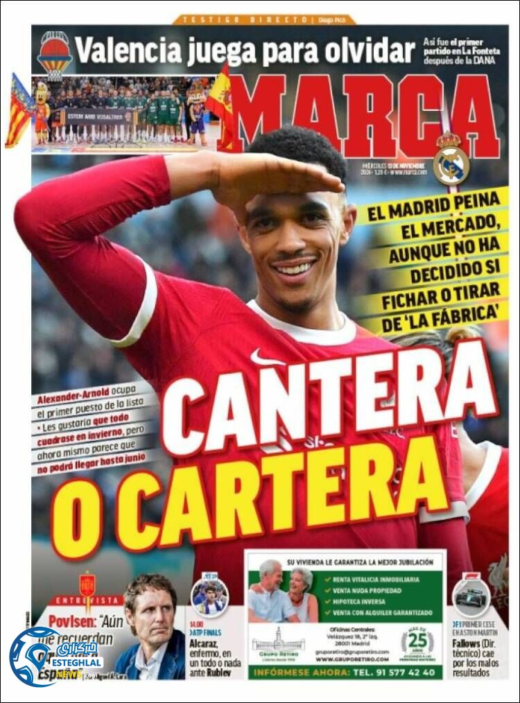 روزنامه ورزشی مارکا چهارشنبه 23 آبان 1403 