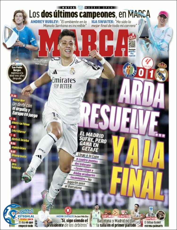 روزنامه ورزشی مارکا پنجشنبه 4 اردیبهشت 1404 