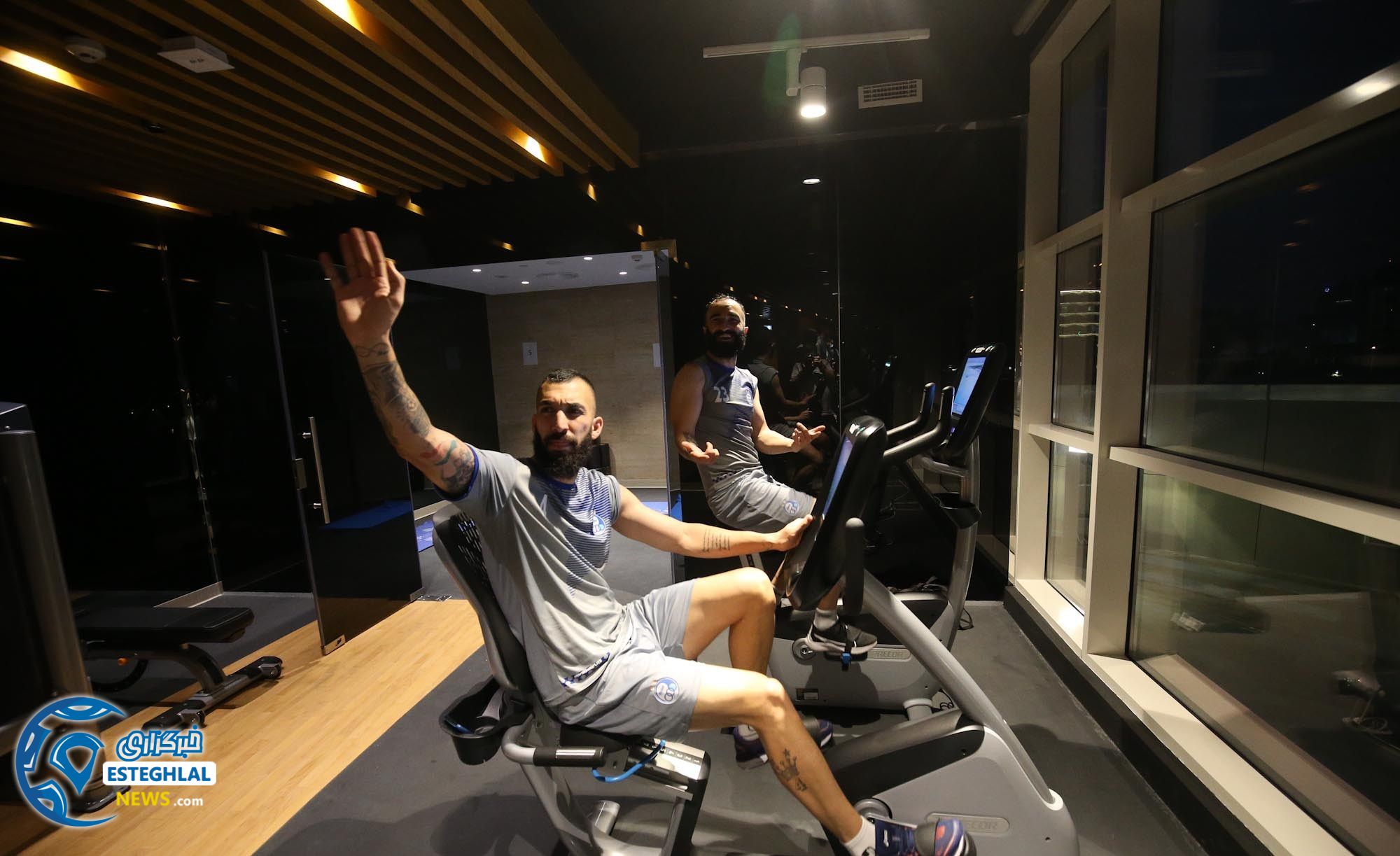 تمرین استقلال در دوحه