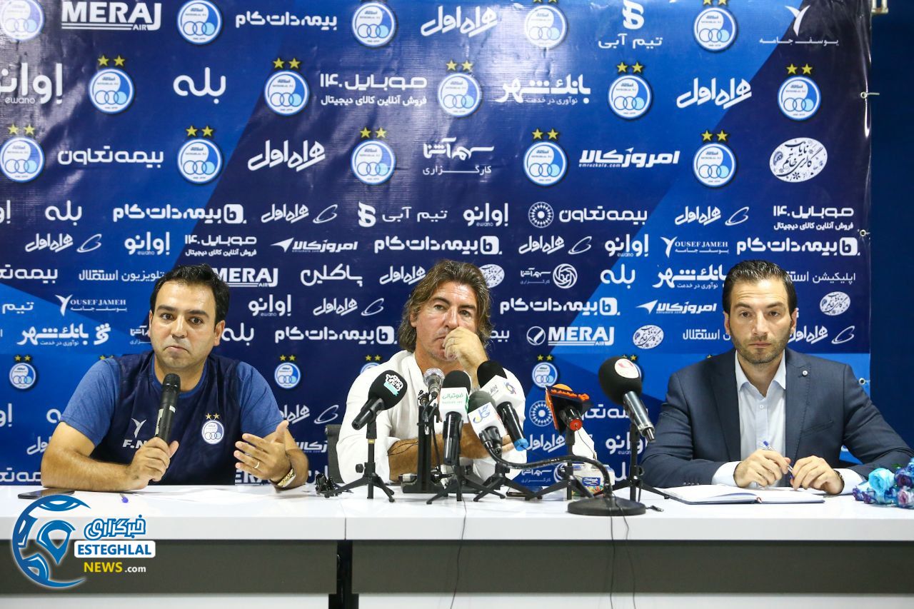 نشست خبری سرمربی استقلال