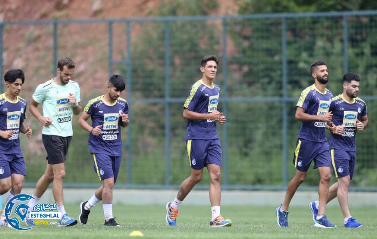 تمرین استقلال چهارشنبه 20 تیر 1397