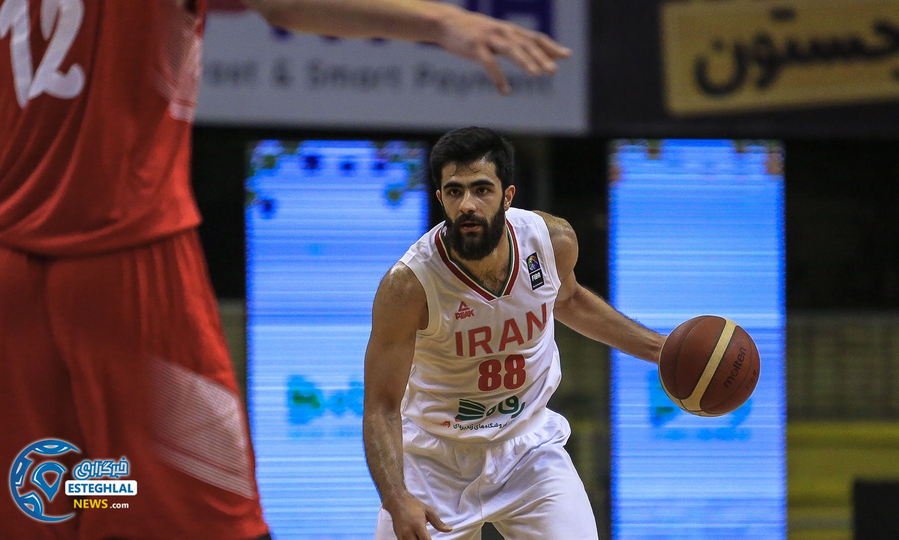 دیدار تیم های ملی بسکتبال ایران و سوریه