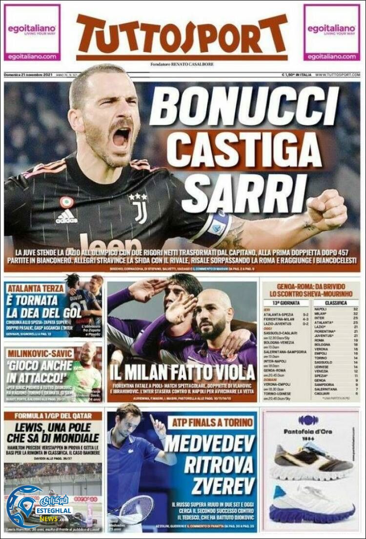 روزنامه ورزشی توتو اسپورت یکشنبه 30 آبان 1400