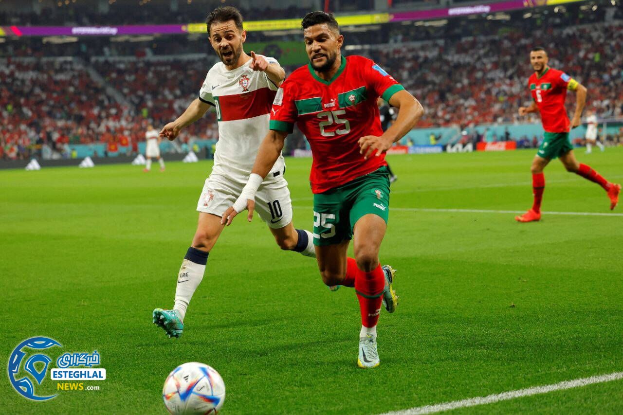 مراکش 1-0 پرتغال&nbsp;&nbsp;