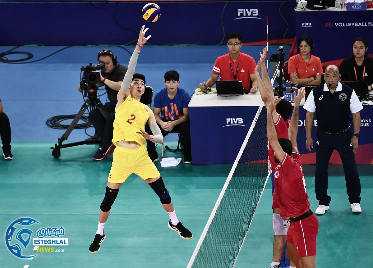 ذیذار تیم ملی والیبال چین و ایران