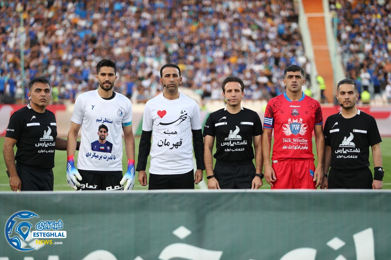 حواشی دیدار استقلال و نساجی