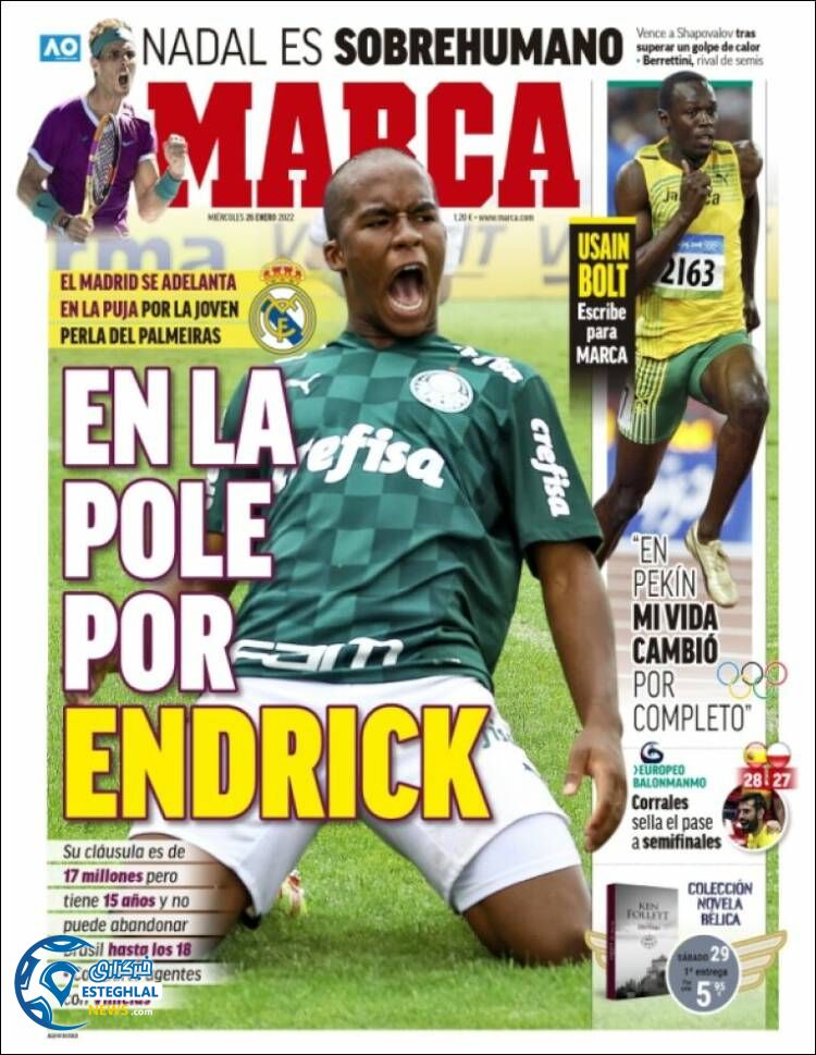 روزنامه ورزشی مارکا چهارشنبه 6 بهمن 1400