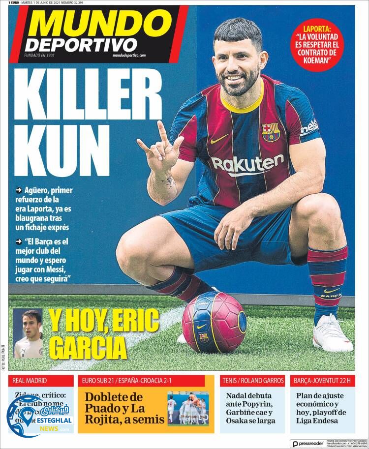 روزنامه ورزشی موندو دپورتیوو سه شنبه 11 خرداد 1400