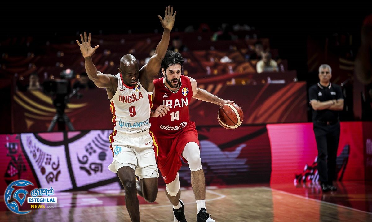 دیدار تیم ملی بسکتبال ایران و آنگولا