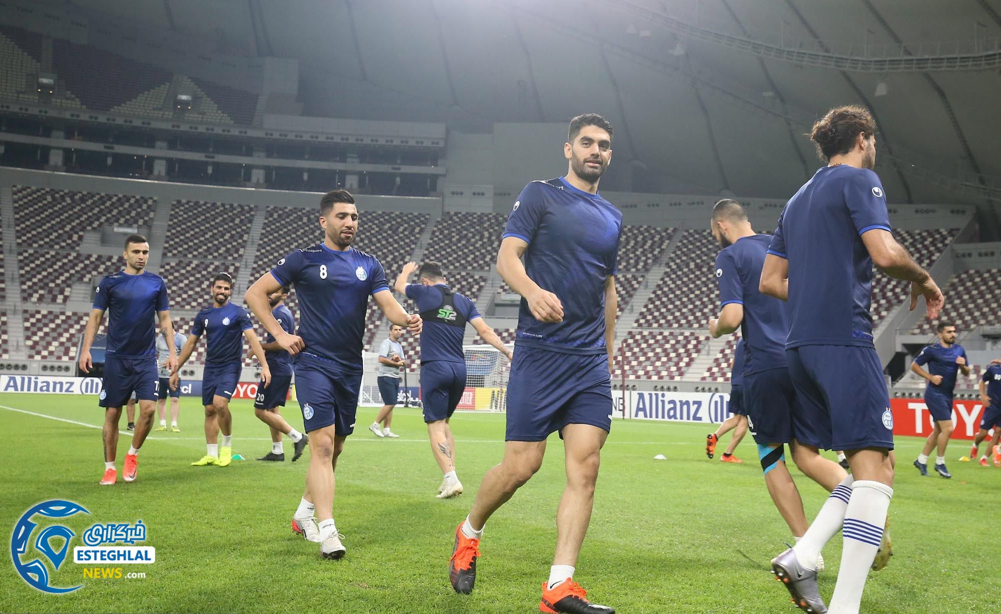 تمرین استقلال در دوحه