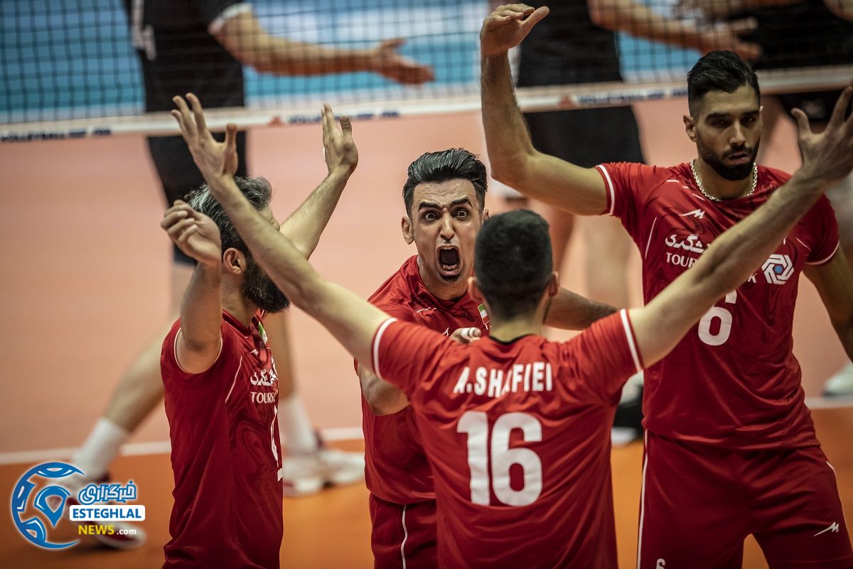 دیدار تیمهای ملی والیبال ایران و کانادا