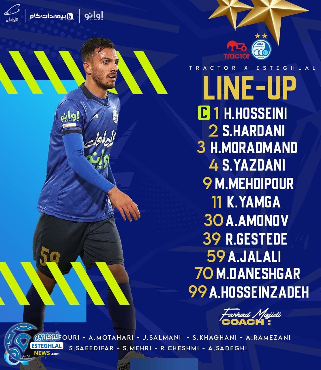 ترکیب استقلال مقابل تراکتور