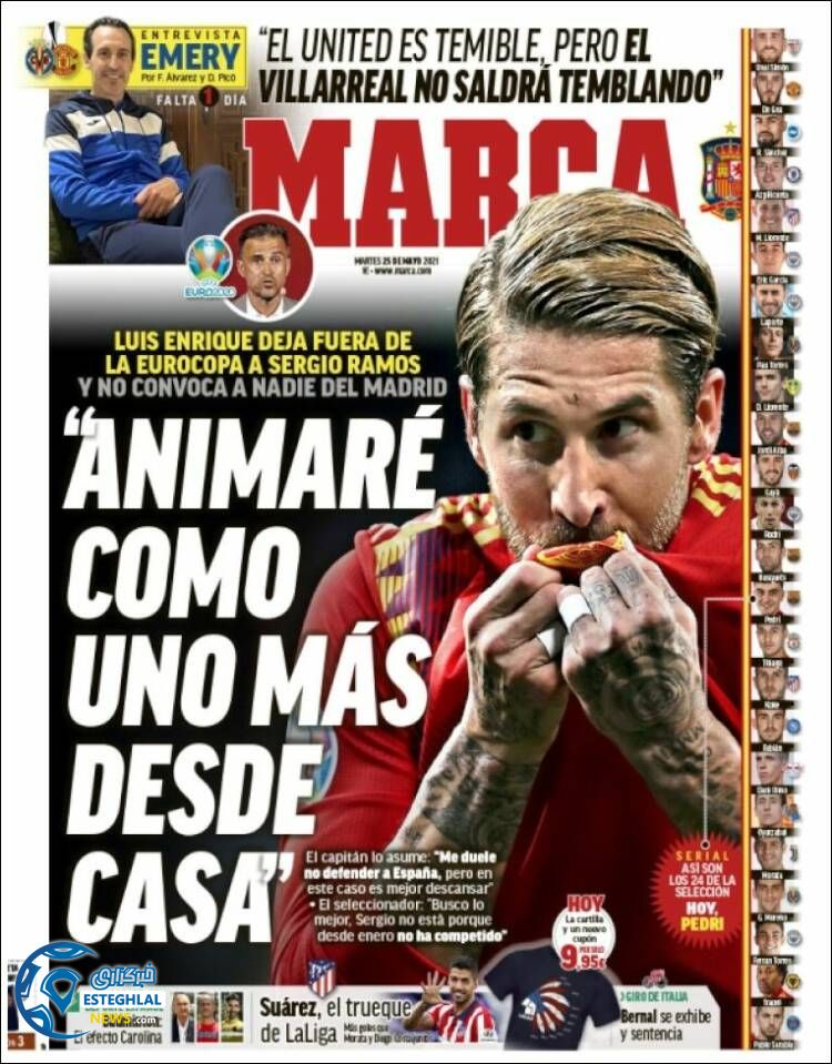 روزنامه ورزشی مارکا سه شنبه 4 خرداد 1400