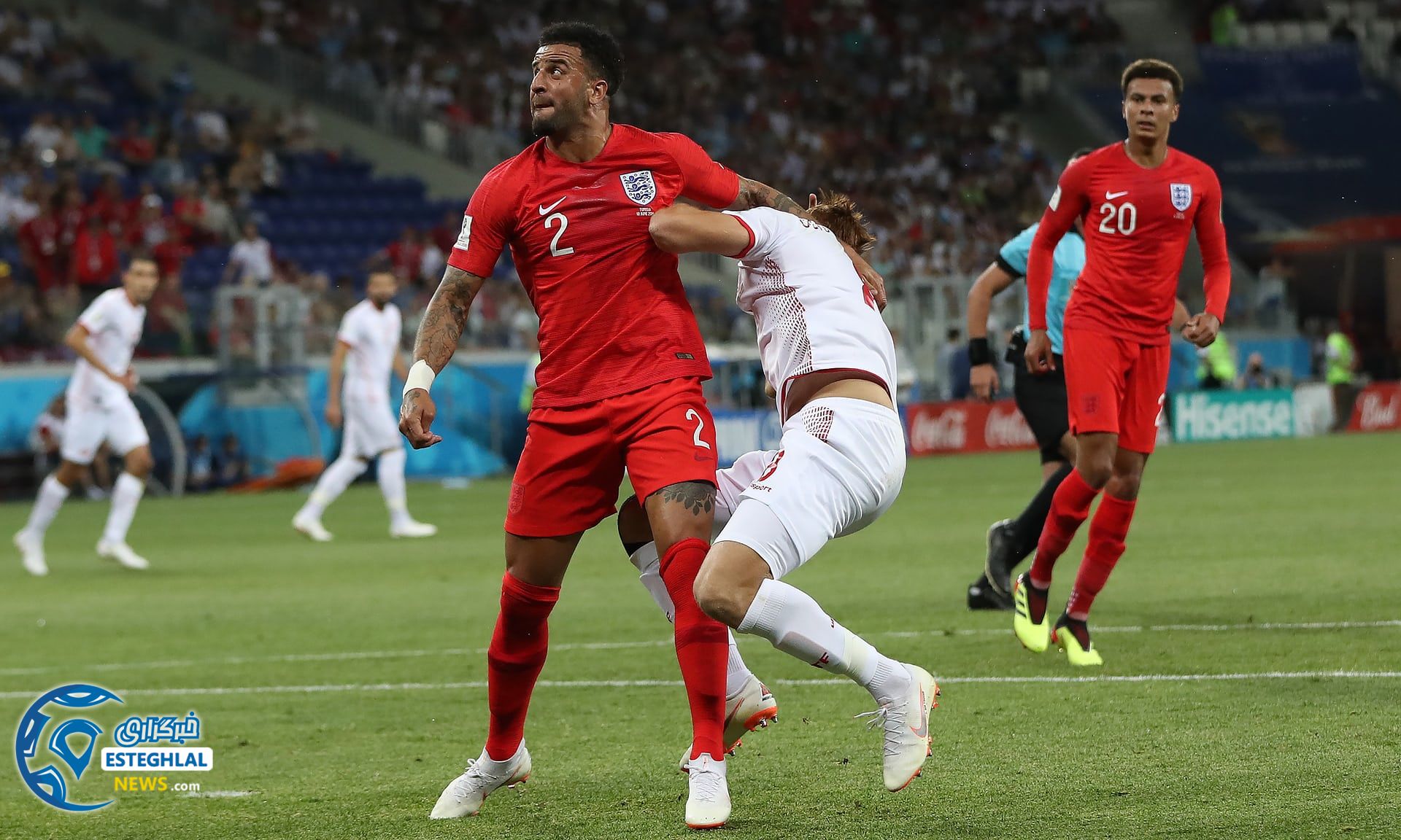 دیدار تونس و انگلیس