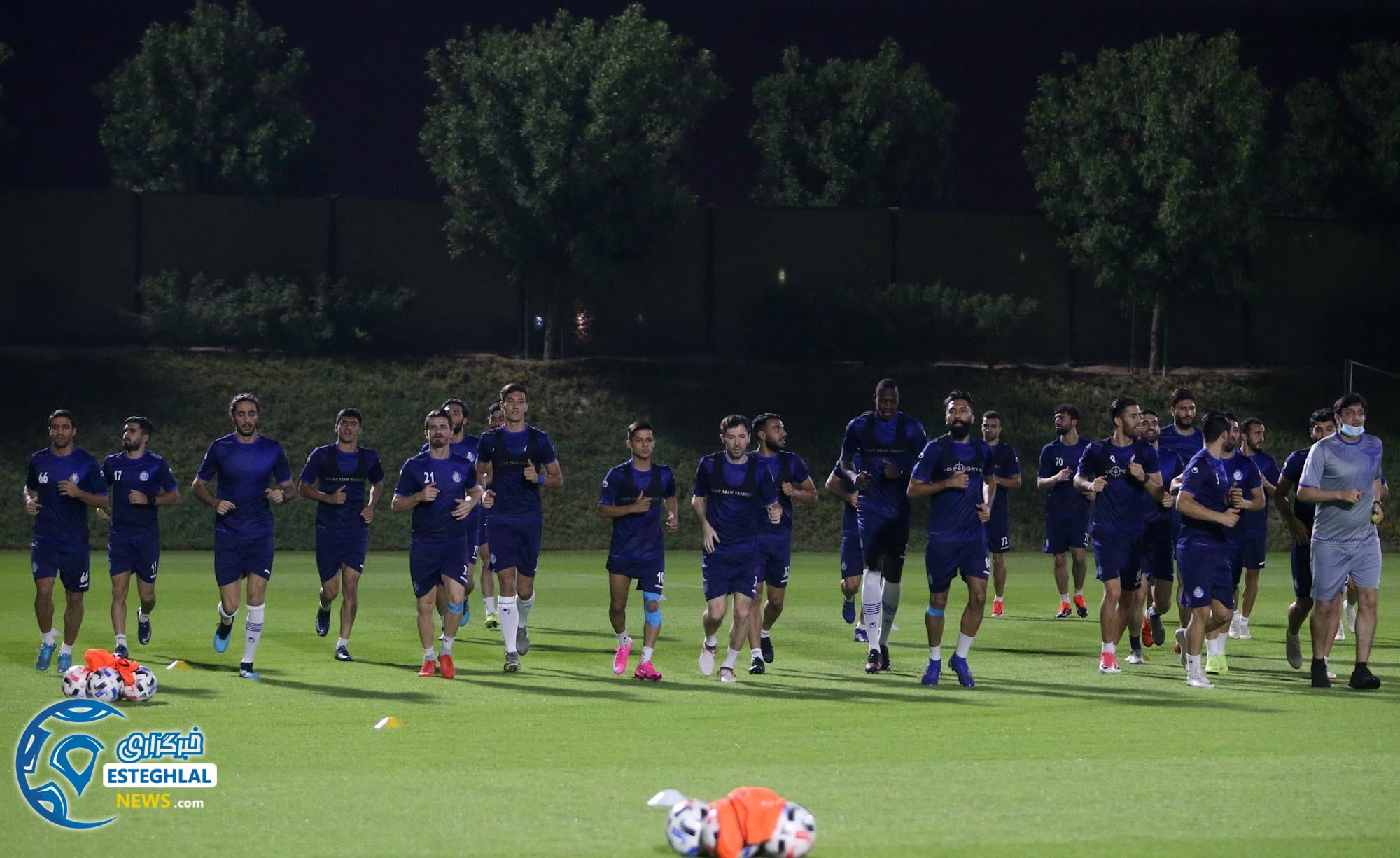 تمرین استقلال در دوحه