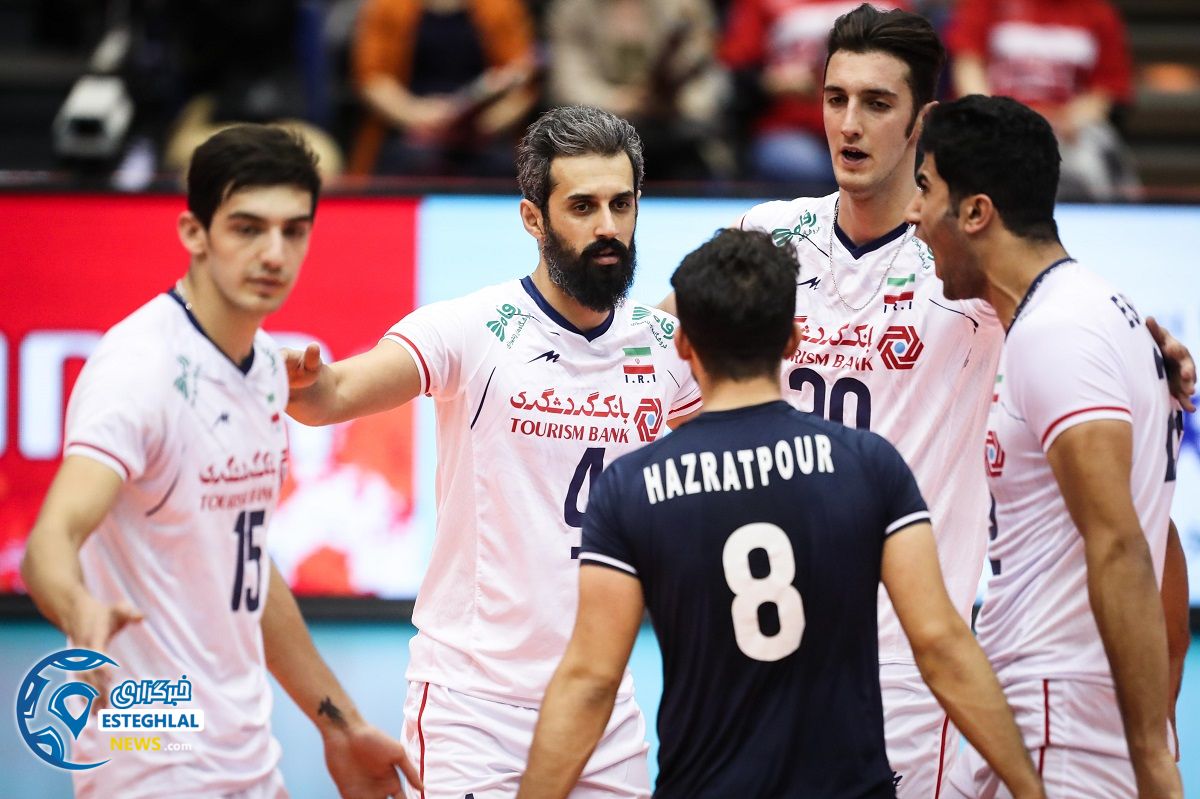 دیدار تیم های ملی والیبال ژاپن و ایران