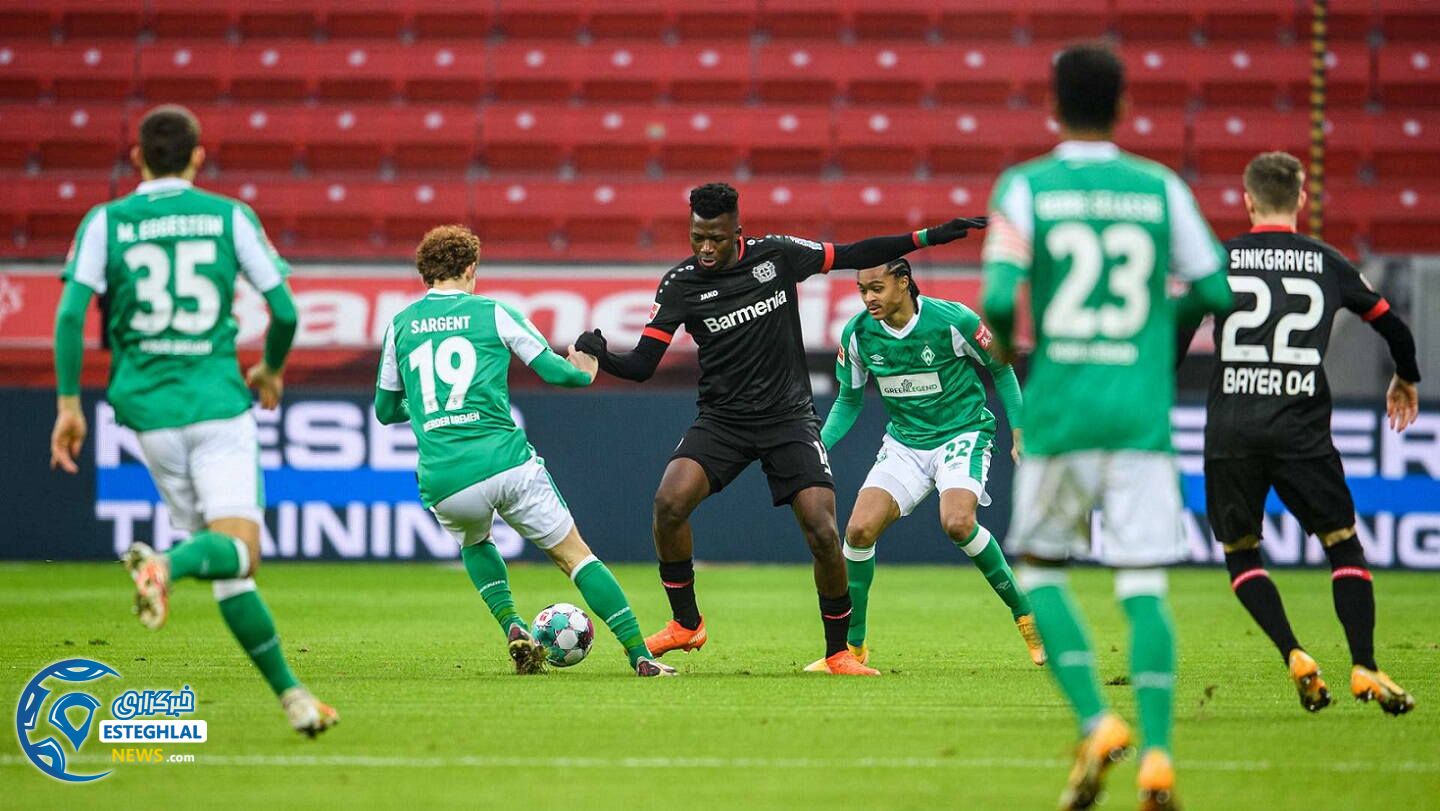 بایرلورکوزن 1-1 وردربرمن